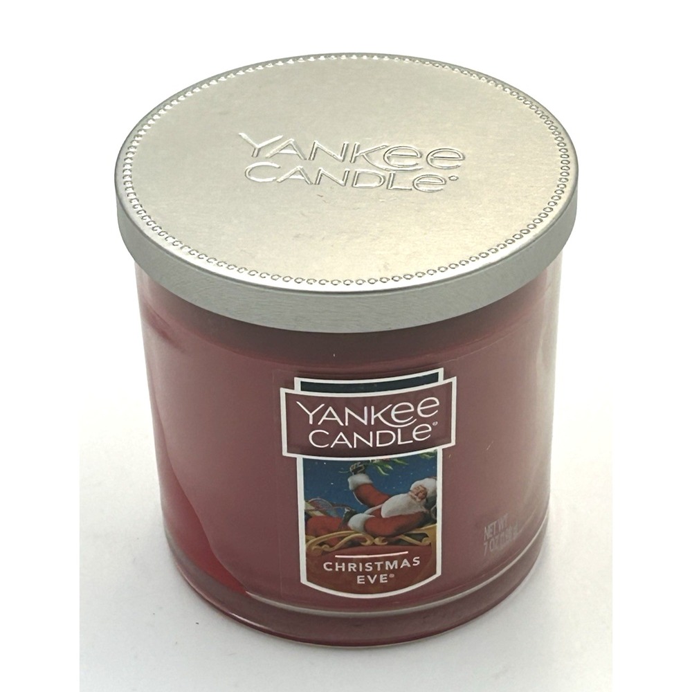 Yankee Candle Christmas Eve 7 oz Tumbler Jar Holiday Seasonal Traditional